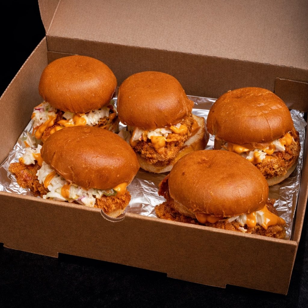 Cheeky Chicken Sandwich Family Box (20 Sandwiches).