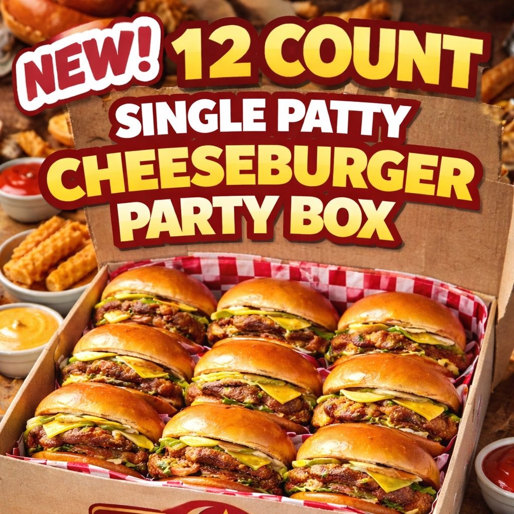 CheeseBurger Box (12 Singles).