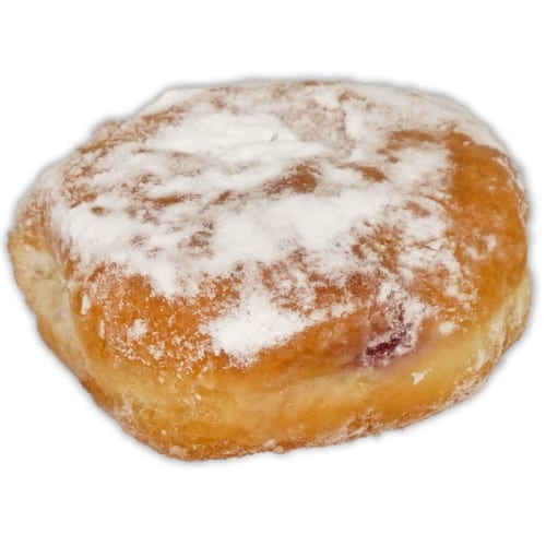 Stuffed Beignets with Raspberry Filling.