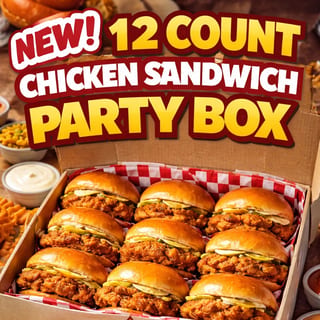 Chicken Sandwich Box (12 Sandwiches)