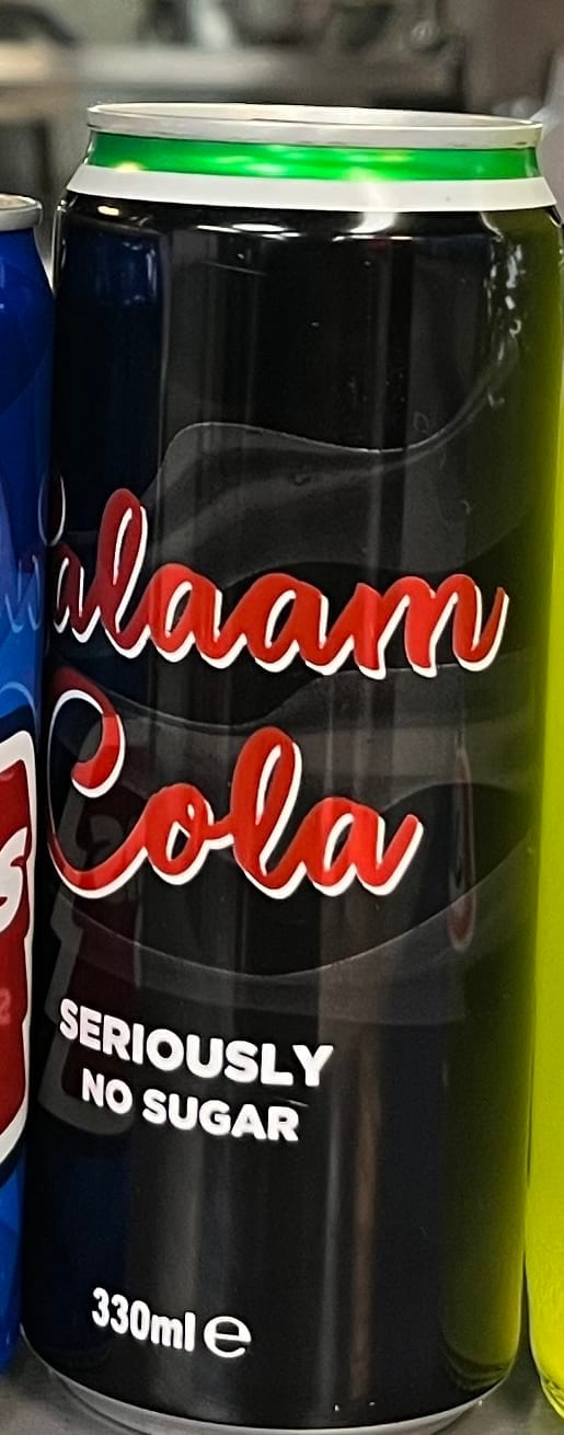 Salaam Cola Sugar Free.