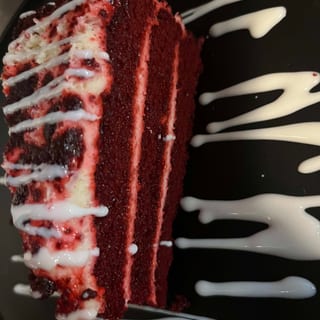 Red Velvet Cheesecake Slice