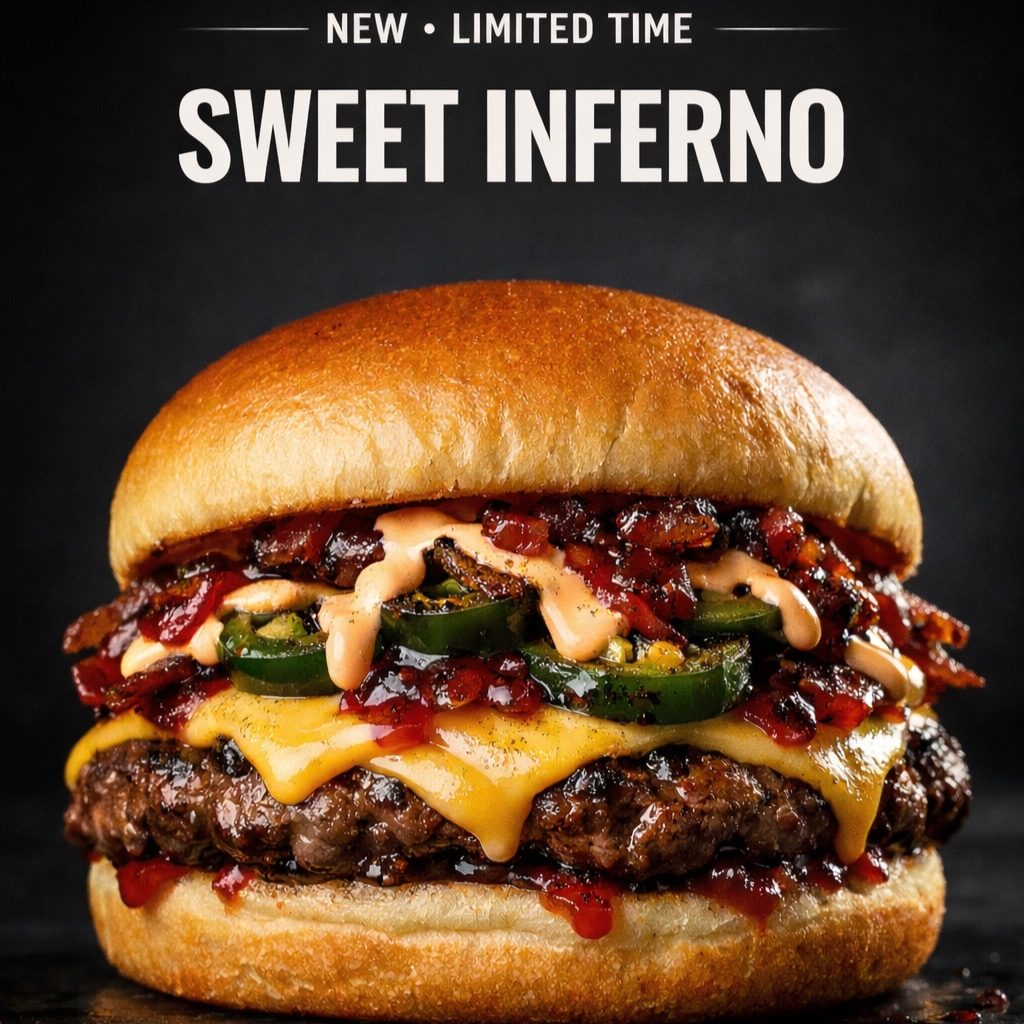 Sweet Inferno Burger - Limited.