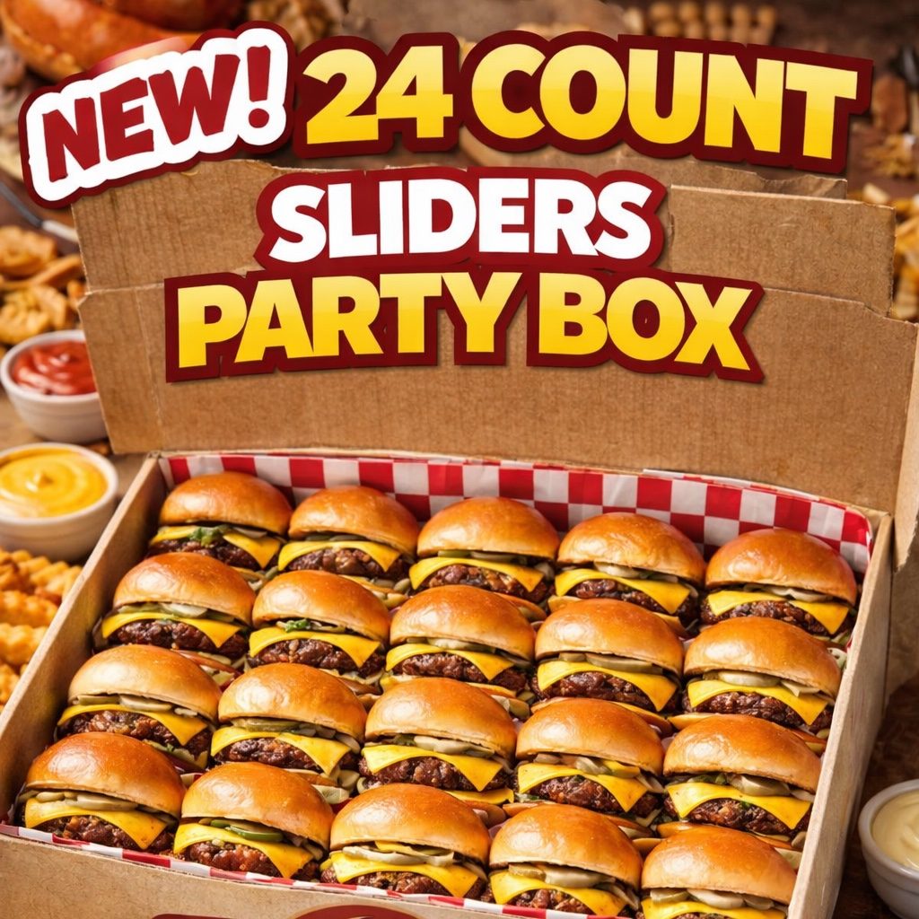 24 Sliders Party Box.