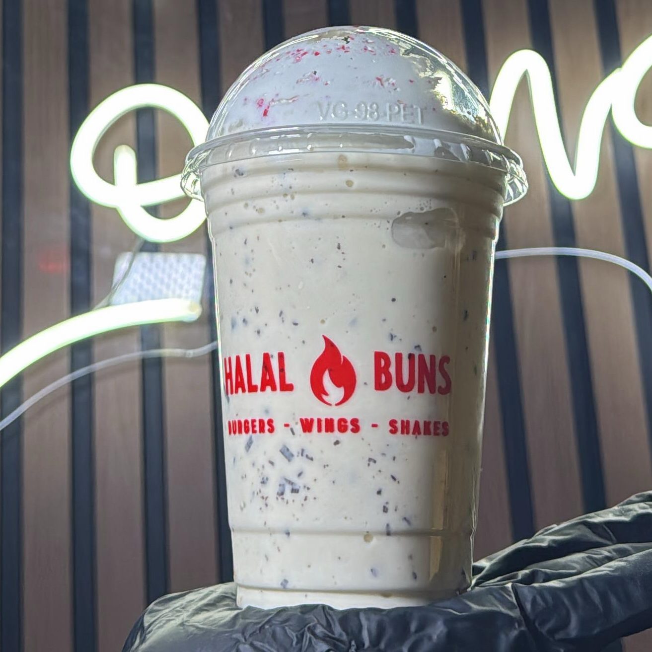 Dark chocolate Peppermint milkshake.